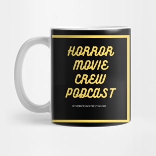 Horror Movie Crew Podcast Cursive Mug